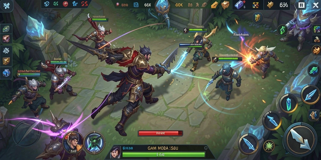 Tampilan gameplay seru dan strategis di 66K.