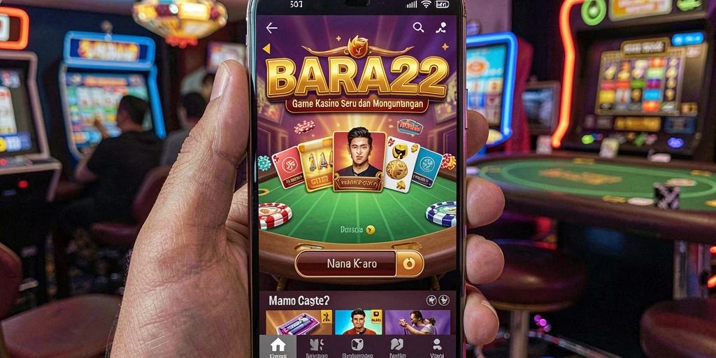 Screenshot gameplay BARA22 menunjukkan keseruan permainan kasino yang menghibur.
