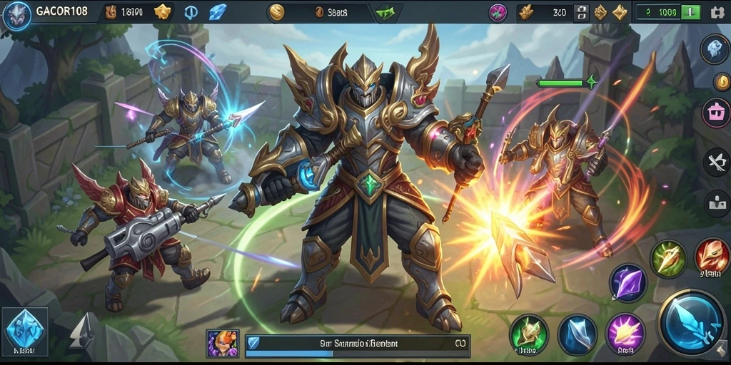 Screenshot gameplay SLG yang menarik dari GACOR108.