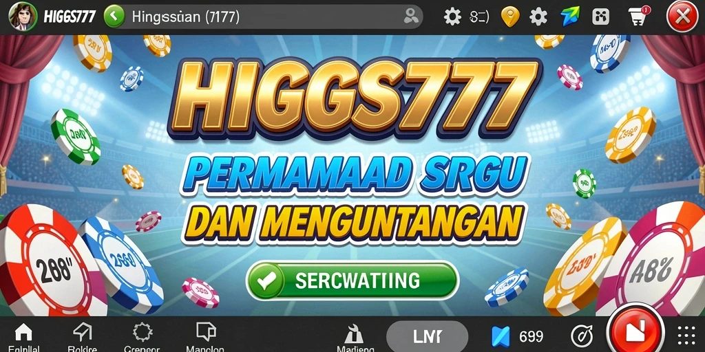 Tampilan gameplay menarik HIGGS777 dengan elemen Bingo yang seru.