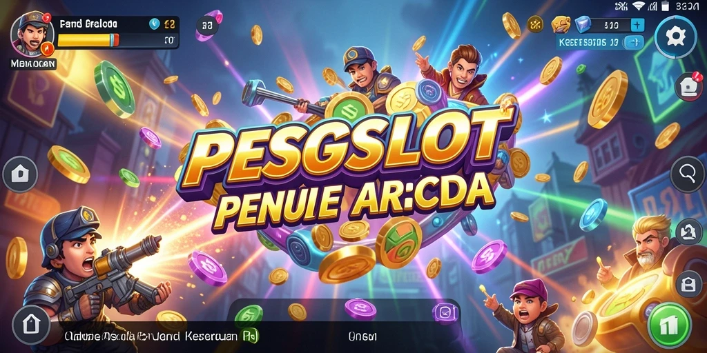 Screenshot PESGSLOT menampilkan gameplay Arcade yang seru dan menantang.
