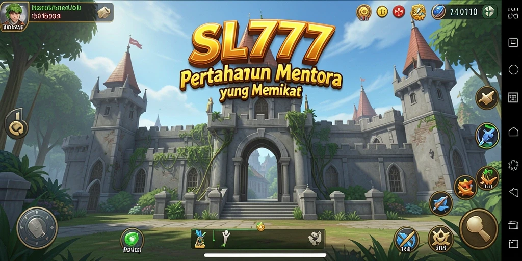 Tampilan gameplay menara pertahanan yang menegangkan dan seru.