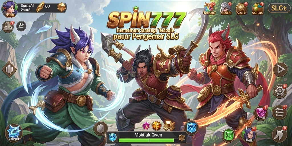 Tangkapan layar gameplay SPIN777 yang menampilkan strategi seru.